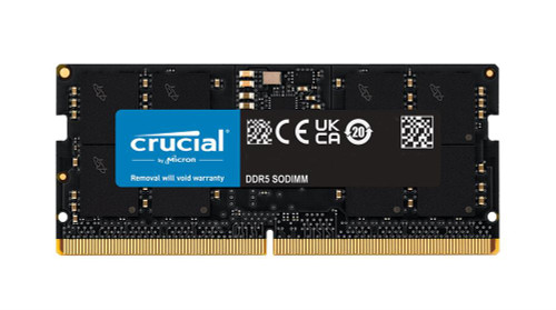 Crucial 16GB Kit (2 X 8GB) PC5-38400 DDR5-4800MHz non-ECC Unbuffered CL40 288-Pin SoDIMM 1.1V Single Rank Memory