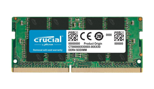 Crucial 8GB PC4-21300 DDR4-2666MHz non-ECC Unbuffered CL19 260-Pin SoDimm 1.2V Single Rank Memory