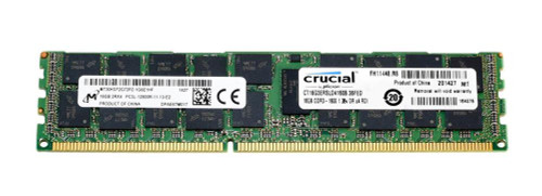Crucial 16GB PC3-12800 DDR3-1600MHz Registered ECC CL11 240-Pin DIMM 1.35V Low Voltage Dual Rank Memory Module