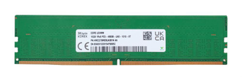 Hynix 16GB PC5-38400 DDR5-4800MHz non-ECC Unbuffered CL40 288-Pin DIMM 1.1V Single Rank Memory Module