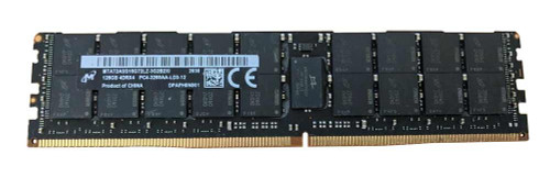 Micron 128GB PC4-25600 DDR4-3200MHz Registered ECC CL22 288-Pin Load Reduced DIMM 1.2V Quad Rank Memory Module