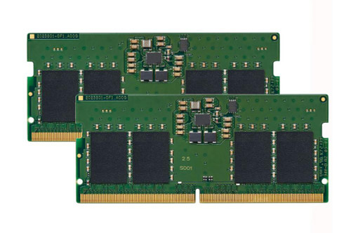 Kingston 64GB Kit (2 X 32GB) PC5-41600 DDR5-5200MHz Non-ECC Unbuffered CL42 262-Pin SoDIMM 1.1V Dual Rank Memory Module