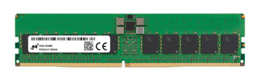 Micron 32GB PC5-38400 DDR5-4800MHz ECC Registered CL40 288-Pin DIMM 1.1V Dual Rank Memory Module