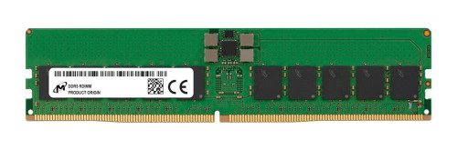 Micron 32GB PC5-38400 DDR5-4800MHz ECC Unbuffered CL40 288-Pin UDIMM 1.1V Dual Rank Memory Module