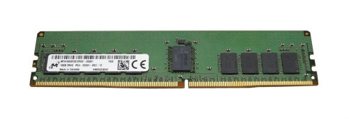 Micron 16GB Dr X8 DDR4 RDIMM 2933 Mem Mta18Asf2G72Pdz-2G9E1