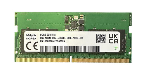Hynix 8GB PC5-38400 DDR5-4800MHz Non-ECC Unbuffered CL40 262-Pin SoDIMM 1.1V Single Rank Memory Module