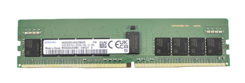 Samsung 32GB PC4-25600 DDR4-3200MHz ECC Registered CL22 288-Pin DIMM 1.2V Dual Rank Memory Module