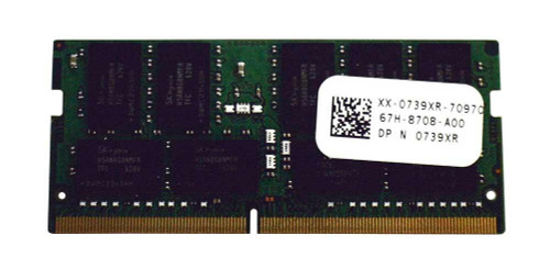 Dell 16GB PC4-17000 DDR4-2133MHz ECC Unbuffered CL15 260-Pin SoDIMM 1.2V Dual Rank Memory Module