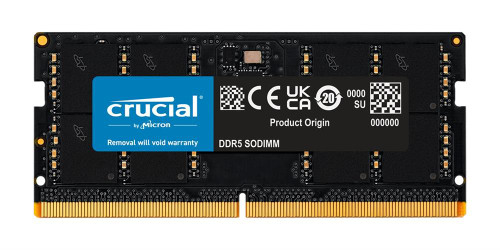 Crucial 16GB PC5-41600 DDR5-5200MHz Non-ECC Unbuffered CL42 262-Pin SoDIMM 1.1V Single Rank Memory Module