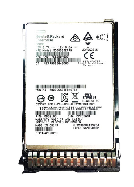 HP 800GB 12Gbps SAS 2.5-Inch Solid State Drive (SSD)
