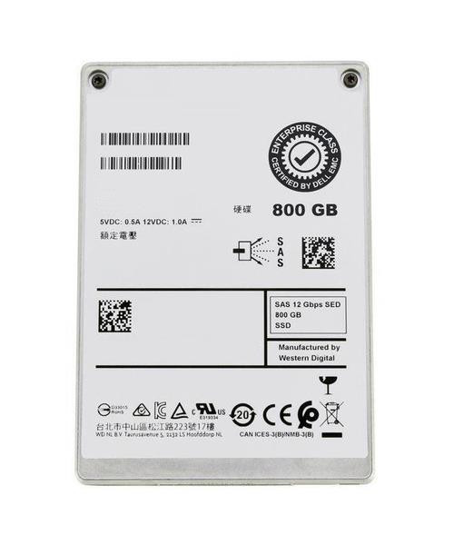 Dell 800GB MLC SAS 12Gbps Read Intensive 2.5-inch Internal Solid State Drive (SSD)