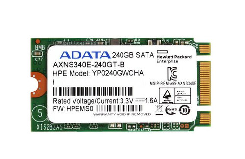 HP 240GB MLC SATA 6Gbps M.2 2242 Internal Solid State Drive (SSD)