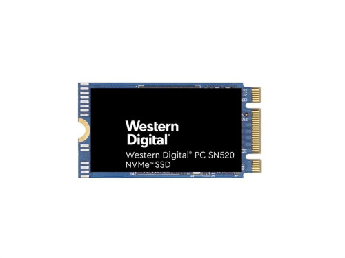 Western Digital PC SN520 Series 512GB TLC PCI Express 3.0 x2 NVMe M.2 2242 Internal Solid State Drive (SSD)