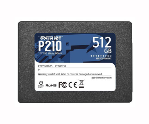 Patriot Memory P210 512GB TLC SATA 6Gbps 2.5-inch Internal Solid State Drive (SSD)