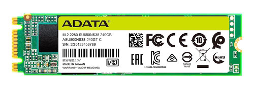 ADATA Ultimate SU650 240GB TLC SATA 6Gbps M.2 2280 Internal Solid State Drive (SSD)