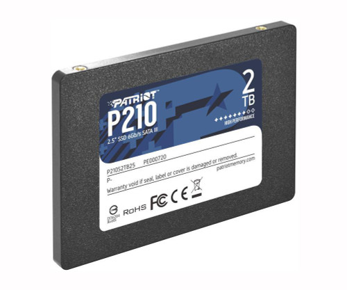 Patriot Memory P210 2TB TLC SATA 6Gbps 2.5-inch Internal Solid State Drive (SSD)