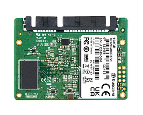 Transcend HSD372I Series 128GB MLC SATA 6Gbps Half-Slim SATA Internal Solid State Drive (SSD) (Industrial Grade)