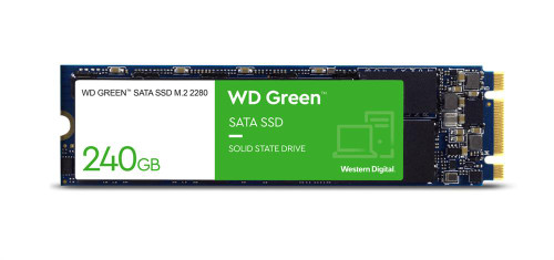 WD Green WDS240G3G0B 240 GB Solid State Drive - M.2 2280 Internal - SATA (SATA/600) - Desktop PC Notebook Device Supported - 545 MB/s Maximum Read