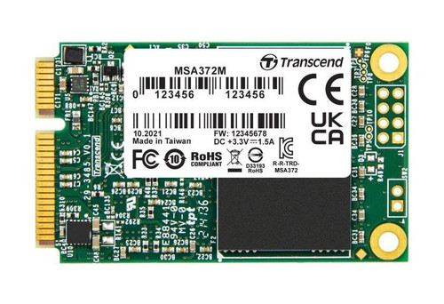 Transcend MSA372M Series 128GB MLC SATA 6Gbps mSATA Internal Solid State Drive (SSD)
