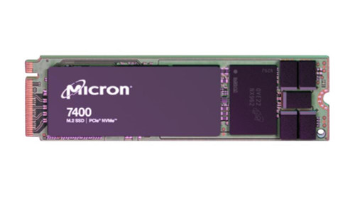 Micron 7400 PRO 480 GB Solid State Drive - M.2 2280 Internal - PCI Express NVMe (PCI Express NVMe 4.0 x4) - Read Intensive - TAA Compliant - Server