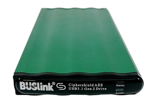 Buslink CipherShield DSE-1TSDG2C 1 TB Portable Solid State Drive - 2.5 External - SATA - TAA Compliant - MAC Device Supported - USB 3.2 (Gen 2)