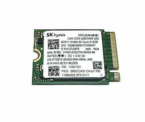 SK Hynix 512GB NVMe M.2 2230 PCIe Internal Solid State Drive (SSD)