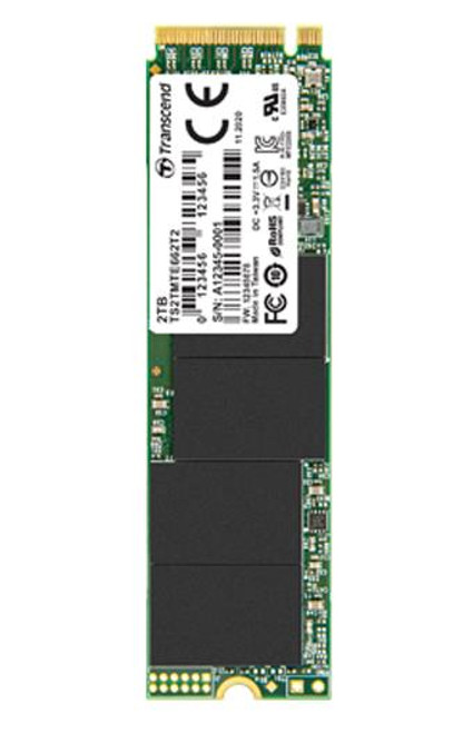 Transcend MTE662T2 256 GB Solid State Drive - M.2 2280 Internal - PCI Express NVMe (PCI Express NVMe 3.0 x4) - Desktop PC Device Supported - 2 DWPD