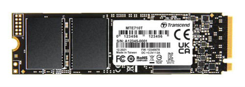 Transcend MTE MTE710T 512 GB Solid State Drive - M.2 2280 Internal - PCI Express NVMe (PCI Express NVMe 4.0 x4) - 1.55 DWPD - 3 Year 