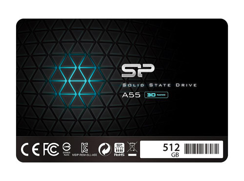 Silicon Power Ace A55 512GB SATA 6Gbps 2.5-inch Internal Solid State Drive (SSD)