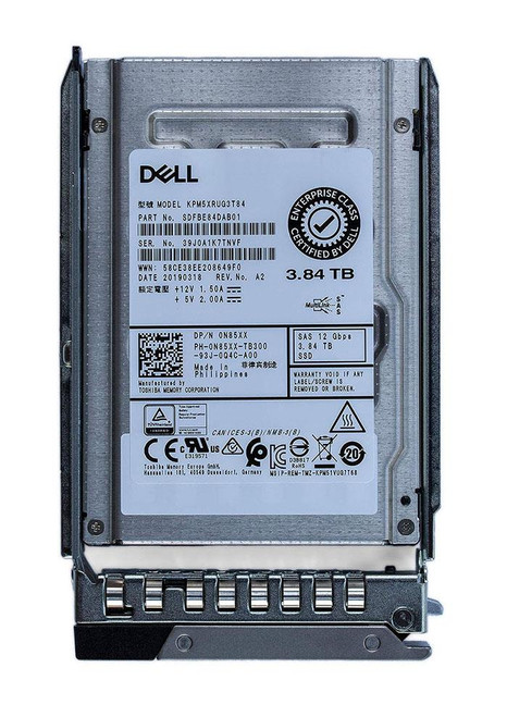 Toshiba PM5-R Series 1.92TB TLC SAS 12Gbps Read Intensive 2.5-inch Internal Solid State Drive (SSD)