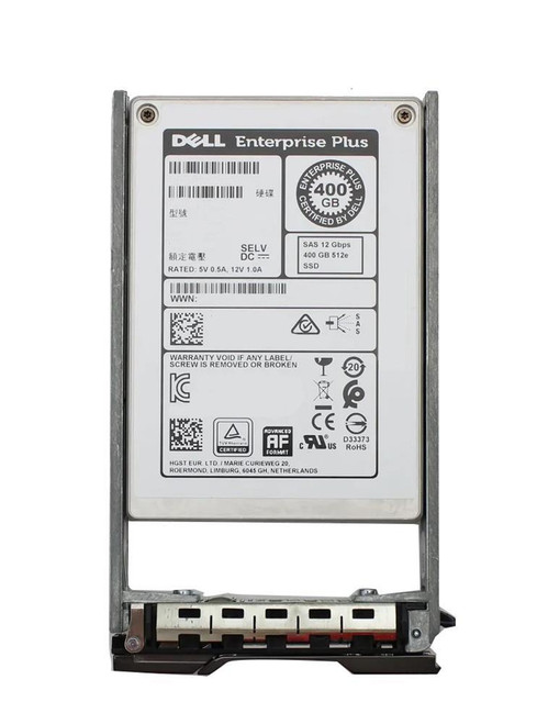 Dell Compellent 400GB MLC SAS 12Gbps (512e) 3.5-inch Internal Solid State Drive (SSD) with tray