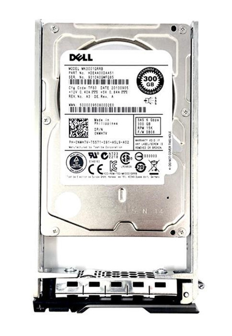 Dell 300GB 15000RPM SAS 6Gbps 2.5-inch Internal Hard Drive