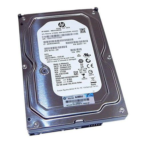 HP 500GB 7200RPM SATA 3.5-inch Internal Hard Drive