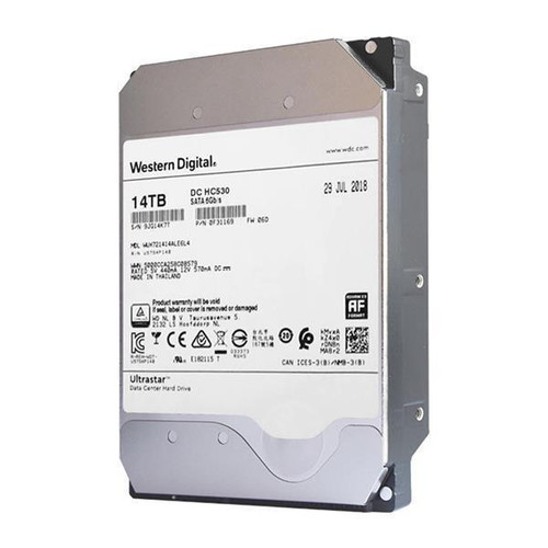 Western Digital Ultrastar DC HC530 14TB 7200RPM SATA 6Gbps 512MB Cache (ISE / 512e) 3.5-inch Internal Hard Drive