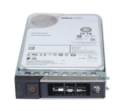 Dell 20TB 7200RPM SAS 12Gbps (512e) 3.5-inch Internal Hard Drive