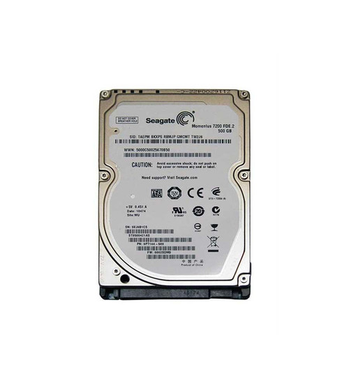 Seagate Momentus 7200 FDE.2 500GB 7200RPM SATA 3Gbps 16MB Cache 2.5-inch Internal Hard Drive (50-Pack)