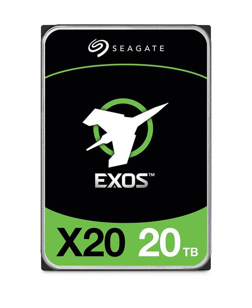 Seagate Enterprise Exos X20 20TB 7200RPM SATA 6Gbps 256MB Cache (512e 4Kn) 3.5-inch Internal Hard Drive