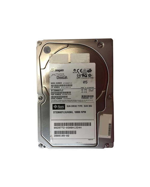 Sun 36.4GB 10000Rpm Ultra 320 Scsi Hot Swap Lvd 80 Pin 3.5 Inch Hard Drive