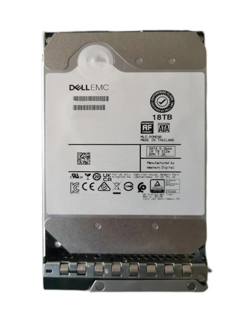 Dell 18TB 7200RPM SAS 12Gbps Hot Swap (ISE-512e) 512MB Cache 3.5-inch Internal Hard Drive