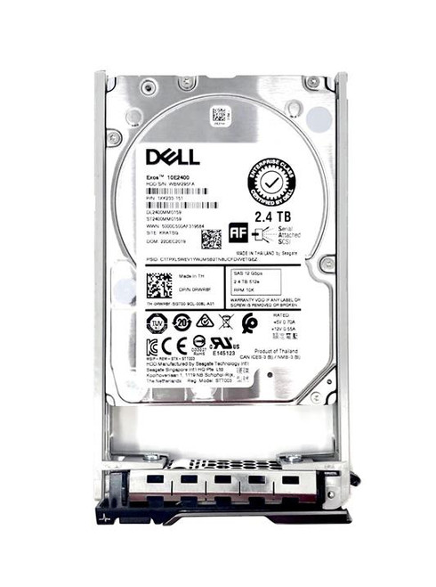 Dell 2.4TB 10K 2.5 SAS 12Gbps Hard Drive 0F9Nwj