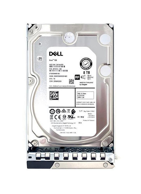 Dell 8TB 7200Rpm Near Line SAS 12Gbps Hot Pluggable 3.5 Inch Hard Drive