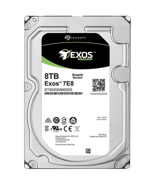 Seagate Exos 7e8 Series 8TB 7200RPM SAS 12Gbps (512n) 3.5-inch Internal Hard Disk Drive