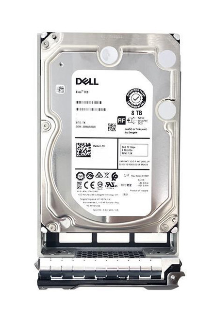 Dell 8TB 7200RPM SAS 12Gbps Hot Swap (ISE-512e) 3.5-inch Internal Hard Drive with Tray