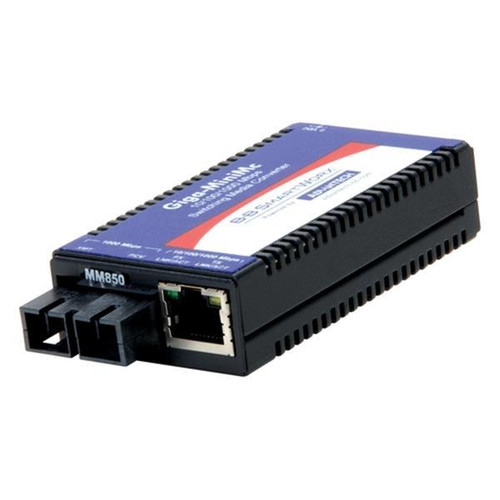 Advantech 10/100/1000Mbps Miniature 1x Network RJ-45 1x SC Ports DuplexSC Port Single-mode Gigabit Ethernet 10/100/1000Base-TX 1000Base-LX DIN Rail
