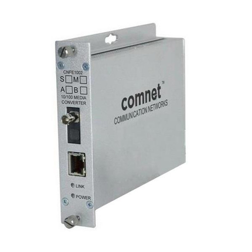 ComNet 10/100Mbps Ethernet for Aigis Dome 1x Network RJ-45 1x ST Ports DuplexST Port Multi-mode Fast Ethernet 10/100Base-TX Media Converter