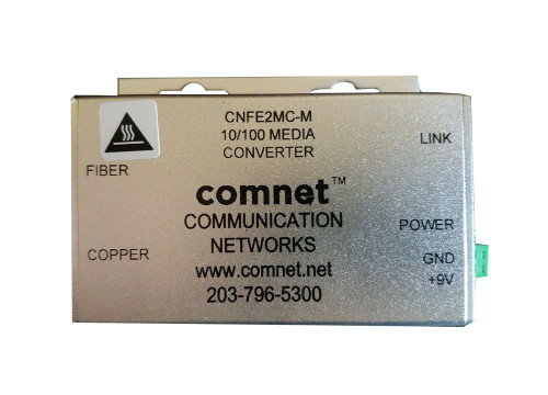 ComNet CNFE2MC-M Fast Ethernet 1x Network RJ-45 10/100Base-TX 1x Expansion Slots 1x SFP Slots Rail-mountable Rack-mountable Wall Media Converter