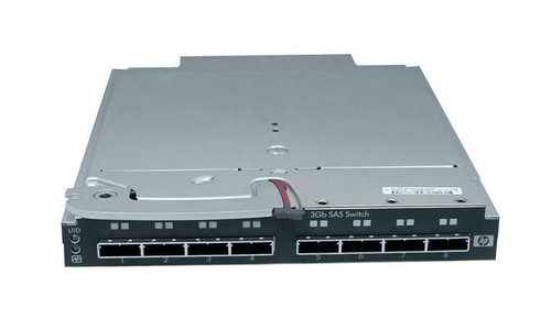 HP StorageWorks 8-Ports SFP+ 3Gbps SAS Switch Module for BladeSystem c-Class (Refurbished)