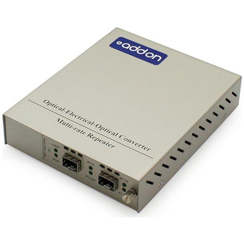 AddOn 10Gbps OEO Converter (3R Repeater) with 2 open SFP+ slots standalone Media Converter Card Kit