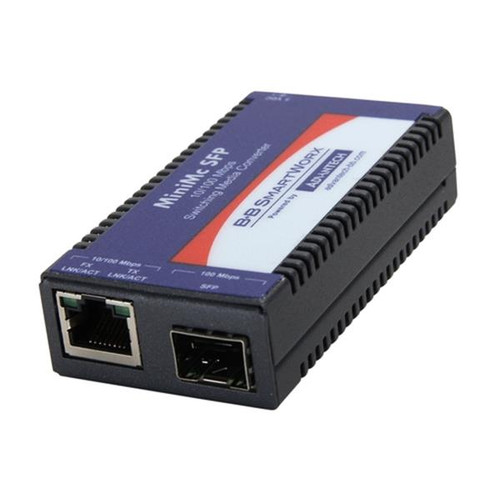 Advantech 10/100Mbps Miniature with LFPT 1x Network RJ-45 Fast Ethernet 100Base-TX 100Base-FX 1x Expansion Slots SFP 1x SFP Slots Rail-mountable