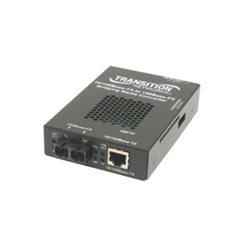 Transition Networks 100Base-Tx to 100Base-Fx 1x RJ-45 100Base-TX 100Base-FX Media Converter